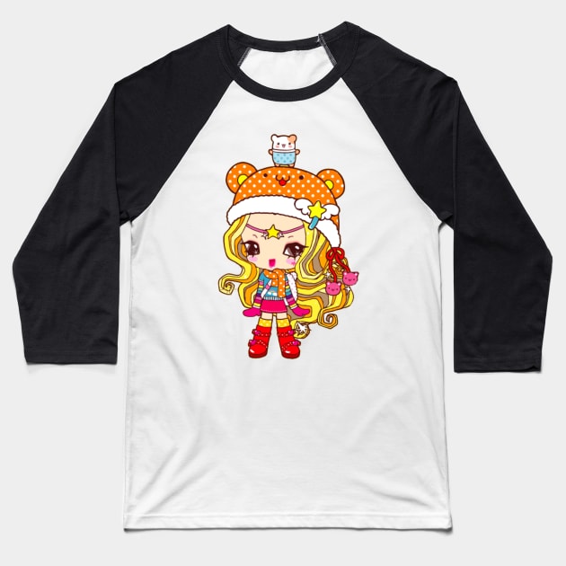 Merry Christmas Baseball T-Shirt by kawaiistudio